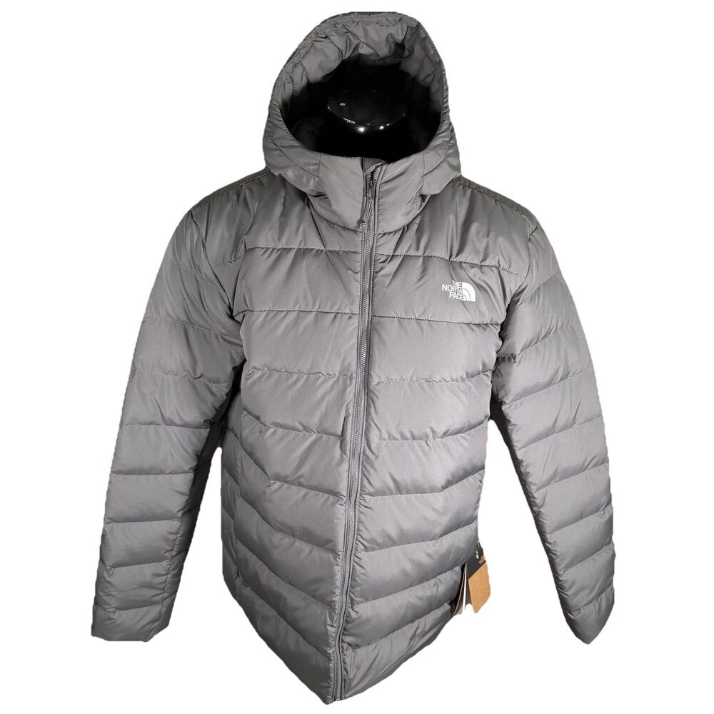 NWT The North Face Men’s Aconcagua 3 Hooded Jacket Smoked Pearl Size XXL 2XL
